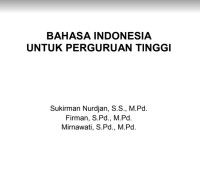 Image of EBOOK-BAHASA INDONESIA UNTUK PERGURUAN TINGGI
