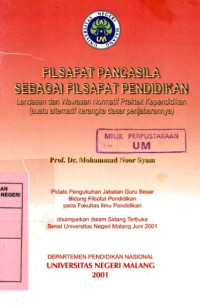 Image of EBOOK-Filsafat Pancasila sebagai Filsafat Pendidikan
