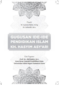 Image of EBOOK-GUGUSAN IDE-IDE PENDIDIKAN ISLAM KH. HASYIM ASY'ARI