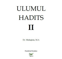 Image of EBOOK-ULUMUL HADITS II